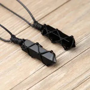 Black Obsidian Necklace, Obsidian Jewelry, Black Obsidian Stone, Obsidian Necklace, Edgy Jewelry, Obsidian Stone, Magical Jewelry, Kraf Diy, Protection Necklace