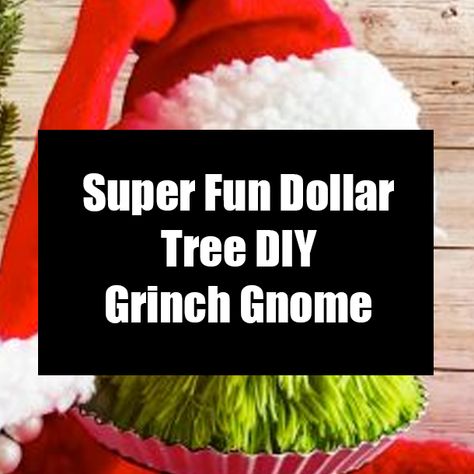 Dollar Tree Grinch, Christmas Decor Ideas Grinch, Grinch Videos, Grinch Gnome, Diy Jewelry Bracelets, Diy Grinch, Grinch Crafts, Christmas Crafts To Make, Gnomes Diy