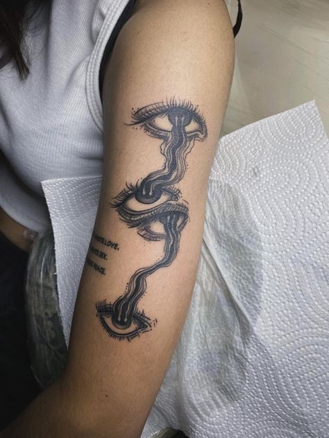 Eyes Tattoo On Arm, Eyes Tattoo Forearm, Eye Forearm Tattoo, Hippie Tats, 3rd Eye Tattoo, Tattoo Ideas Sleeve, Forearm Cover Up Tattoos, Inside Of Arm Tattoo, Women Eyes