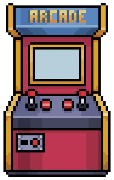 Pixel art arcade video game 8bit game it... | Premium Vector #Freepik #vector #poster #vintage #people #computer Pixel Art Arcade, Arcade Room, Adventure Time Characters, Logo Game, Pixel Art Background, Presentation Design Layout, Japanese Poster Design, Arcade Video Games, Retro Gaming Art