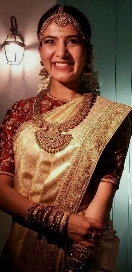 Samantha Wedding Saree, Samantha Marriage, Maharana Pratap, Samantha Akkineni, Samantha Wedding, Bridal Sarees South Indian, Indian Bridal Sarees, Indian Bride Outfits, Hindu Bride