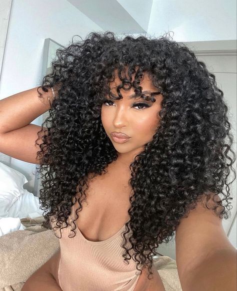 Curly Clip Ins, Natural Hair Extensions, Beautiful Curly Hair, Curl Pattern, Clip In Hair, Braided Hairstyles For Black Women, Hair Curly, Sew In, Haircuts With Bangs