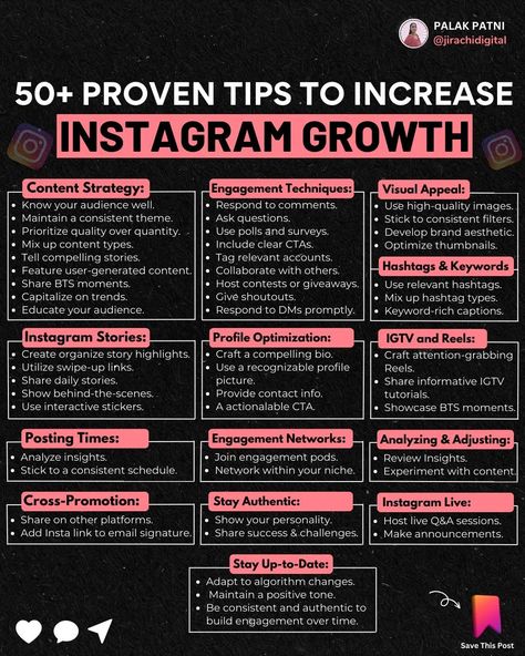 50+ PROVEN TIPS TO INCREASE INSTAGRAM GROWTH Insta Growth Tips, Social Media Marketing Instagram, Grow Instagram, Instagram Promotion, Marketing Instagram, Growth Tips, Challenging Times, Growth Strategy, Flow Chart