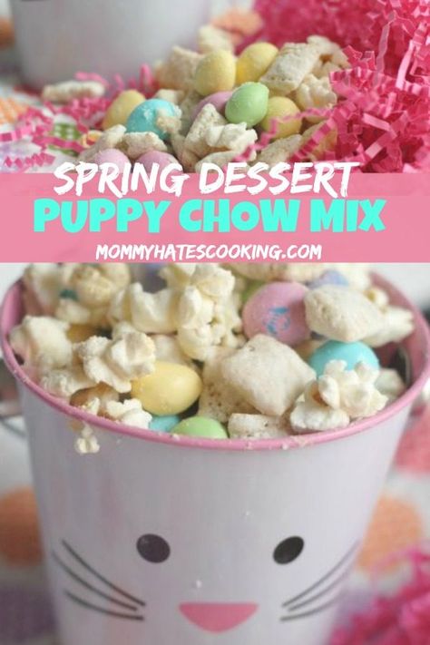 Easter Snack Mix Recipes, Gluten Free Puppy Chow, Easter Bunny Chow, Bunny Chow Recipe, Easter Birthday Cake, Puppy Chow Mix, Easter Snack Mix, Food For Picky Eaters, Puppy Chow Recipe