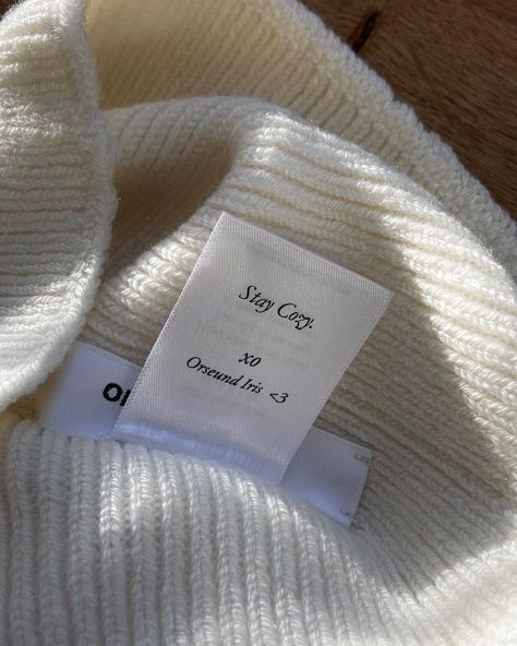 Clothes Care Label, Orseund Iris Packaging, Clothes Label, Handmade Gifts For Husband, Crochet Labels, Clothing Labels Design, Packaging Ideas Business, Small Business Packaging Ideas, Clothing Packaging