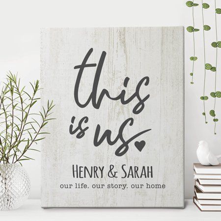 This Is Us Sign, Decoration For Kitchen, Family Togetherness, Scrabble Art, Couples Canvas, Reverse Canvas, Family Canvas, Printed Wall Art, Wood Boards