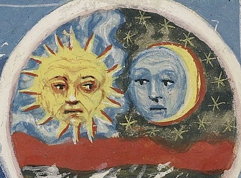 Arte Hippy, The Sun And Moon, Trippy Wallpaper, Celestial Art, Hippie Art, Ethereal Art, Sun And Moon, Sun Moon, Pretty Art