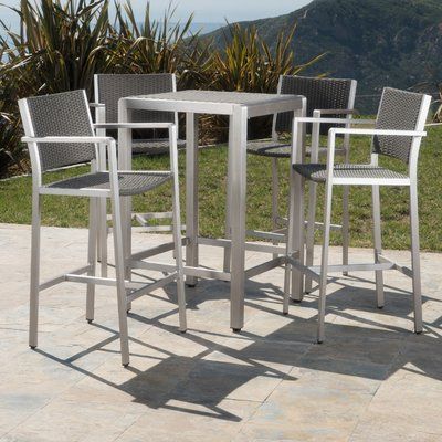 Bistro Patio Set, Japan Logo, Outdoor Bar Sets, 3 Piece Dining Set, Barbecue Area, Coral Bay, Pub Table Sets, Patio Bar Set, Wicker Table