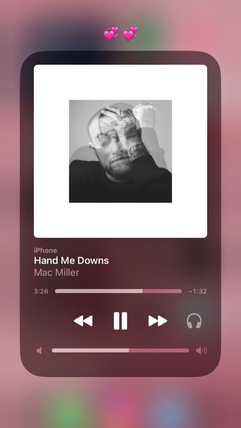 Hand Me Downs Mac Miller, Hand Me Downs, Im Obsessed, Song Artists, Mac Miller, My Music, Mac, Songs, Iphone