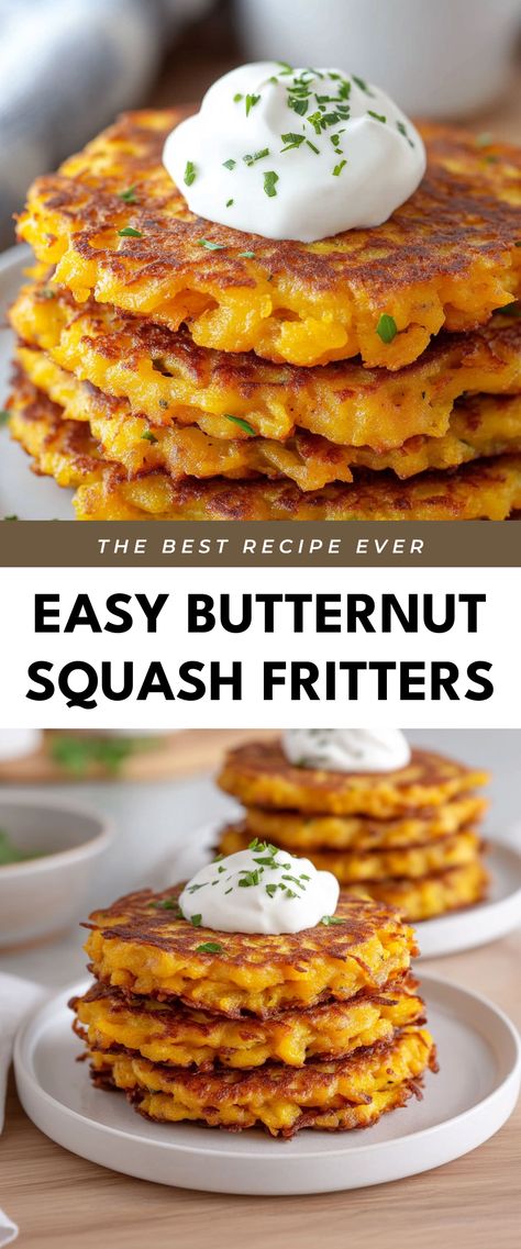 Image for Easy Butternut Squash Fritters Recipes Using Pureed Butternut Squash, Butternut Side Dish, Desserts With Butternut Squash, Butternut Squash And Pumpkin Recipes, Panara Bread Butternut Squash, Butternut Squash Easy Recipe, Squash Butternut Recipes, Pureed Squash Recipes, Squash For Breakfast