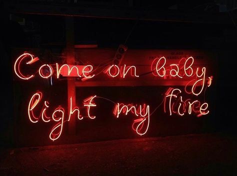 Red Neon Sign, Neon Rouge, Bartending School, Come On Baby, Red Aesthetic Grunge, Neon Quotes, Neon Words, Red Neon, Baby Light