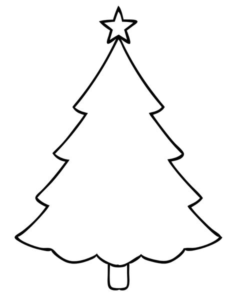 Simple Christmas Tree Template Template Christmas Tree, Christmas Tree Clip Art Free, Free Printable Christmas Tree Pattern, Christmas Tree Template Pattern, Large Christmas Tree Template Printable Free, Christmas Tree Clipart Black And White, Tree Christmas Drawing, Free Christmas Clip Art Printables, Christmas Tree Sketch Simple