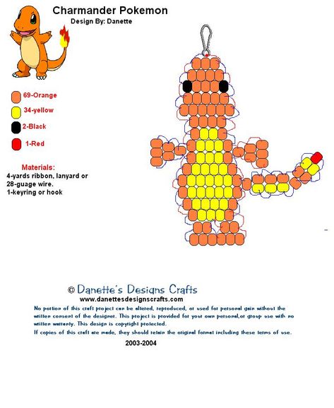 Pokemon Pony Bead Patterns, Pony Bead Pokemon, Free Pony Bead Animal Patterns, Pony Bead Keychain Patterns, Pony Bead Animals Patterns, Bead Pets Pattern, Pony Bead Patterns Easy, Bead Animals Patterns, Pony Bead Animals