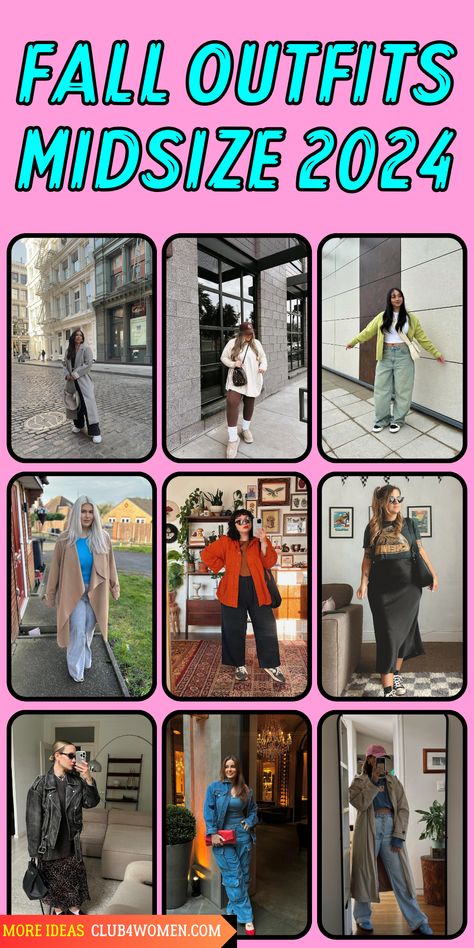 19 Elevate Your Style with Fall 2024 Midsize Fashion Trends New Fashion Trends 2023, Fall 2024 Outfits Midsize, Midsize Fall Outfits 2024, Fall Transition Outfits Casual, Fall Outfits Midsize, Midsize Fashion Fall, Midsize Fall Outfits, Grunge Outfits Fall, Mid Size Outfits