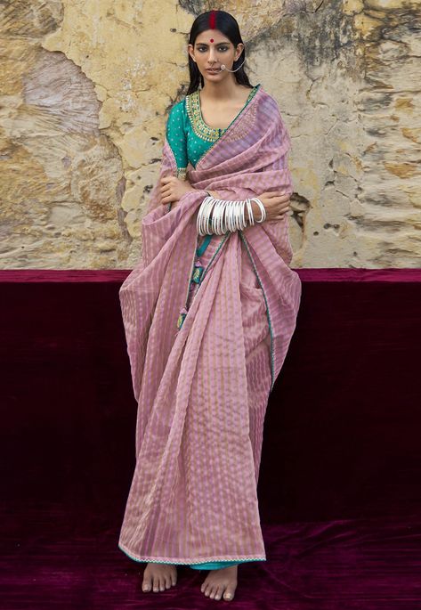 Organza sarees floral