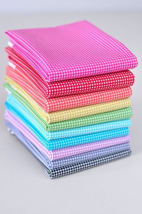 Clothing Fabric Patterns, Diary Of A Quilter, Fabric Stores, Quilt Fabrics, Gingham Fabric, Computer Embroidery, Fabric Yarn, Tula Pink, Fabric Collections