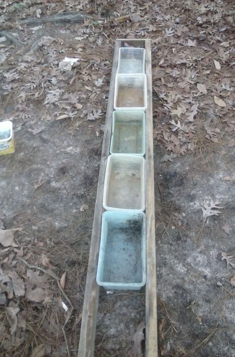 Fermented Feed Feeder, Chicken Feeding Trough, Fermented Chicken Feed Feeder, Diy Chicken Trough Feeder, Chicken Feed Trough, Diy Feed Trough, Chicken Trough Feeder, Feed Trough, Chicken Feeder Diy