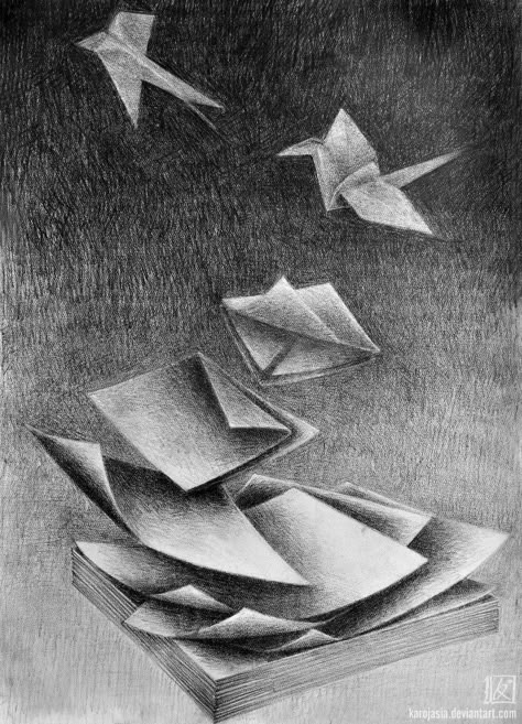 Transformation Art Ideas, Metamorphosis Art Drawing, Metamorphosis Drawing, Metamorphosis Animation, Transformation Drawing, Origami Drawing, Origami Pencil, Metamorphosis Art Portraits, Transformation Art