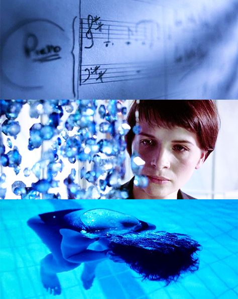 Blue. Three Colors Blue Cinematography, Blue Is The Warmest Color, Robert Bresson, Color In Film, Three Colors Blue, Beautiful Cinematography, Criterion Collection, No Friends, Juliette Binoche