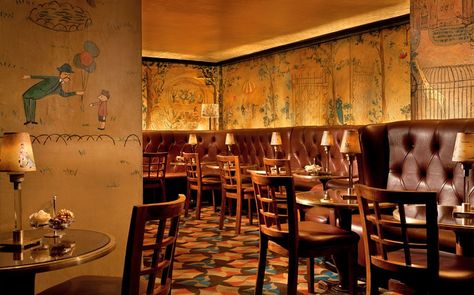 Bemelmans Bar Wallpaper For Bar, Bemelmans Bar, Bar Images, New York City Bars, Nyc Locations, Carlyle Hotel, Ludwig Bemelmans, New York Restaurants, New York Bar