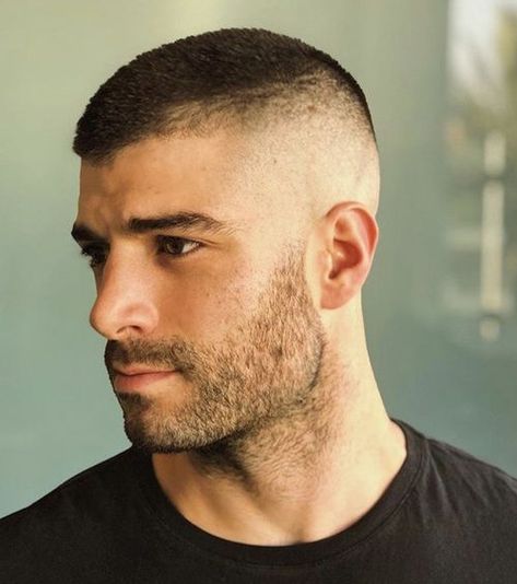 16 Awesome Jarhead Haircut Ideas for Men - Men's Hairstyle Tips #jarheadhaircut #crewcut #buzzcut #highandtight #butchcut #militaryhaircuts #menshairstyles #menshair #menshaircuts Jarhead Haircut, Marine Haircut, Military Haircuts Men, Very Short Hair Men, High And Tight Haircut, High Fade Haircut, Military Haircut, Men's Short Hair, Very Short Haircuts