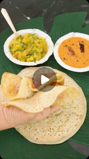 Set Dosa Recipe, Break Fast, Dosa Recipe, Brunch Recipes, On Instagram, Instagram