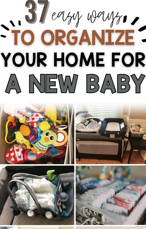 How to Organize Your Home For a New Baby - Just Simply Mom Ways To Organize Your Home, Newborn Lounger, Diaper Changing Station, Diaper Organization, Diaper Caddy, Organization And Cleaning, 6 Month Old Baby, Bring Them Home, Nursery Organization