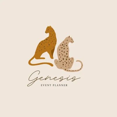 Leopard Logo Design Ideas, Aesthetic Logo Design, Leopard Logo, Aesthetic Logo, Blouse Works, Boho Logo, Business Cards And Flyers, Marketing Business Card, Truck Art