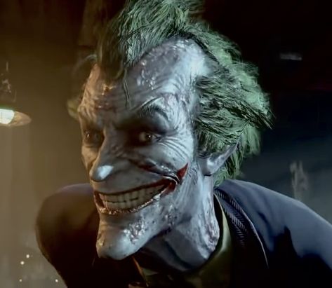 Joker Arkham City, Batman Pfps, Arkham Joker, Batman Arkham Series, Villain Arc, Arkham Series, Joker Arkham, Batman Characters, Arkham Games