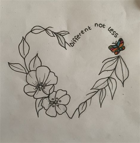 Different Not Less Tattoo, Different Not Less, Tattoo Idea, Small Tattoos, Tattoos