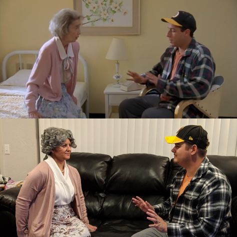 Halloween Costume DIY. Adam Sandler. Happy Gilmore Halloween Costume, Adam Sandler Couples Costume, Adam Sandler Halloween Costumes Couples, Diy Adam Sandler Costume, Adam Sandler Couple Costume, Adam Sandler Party Theme, Adam Sandler Movie Costumes, Happy Gilmore Costume, Adam Sandler Halloween Costumes