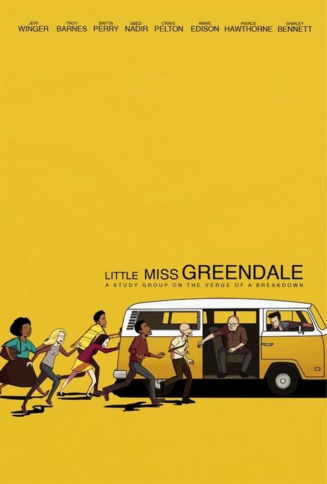 “Little Miss Sunshine” Community Show Poster, Community Show Wallpaper, Community Wallpaper Tv Show, Community Lockscreen, Community Wallpaper Iphone, Community Tv Show Poster, Community Tv Show Wallpaper, Community Sitcom, Community Posters