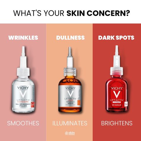 Vichy Vitamin C, Vichy Vitamin C Serum, Vichy Serum, Vichy Skincare, Wrinkles Remedies Face, Cosmetic Banner, Vichy Liftactiv, Creative Videos, Vitamin C Benefits