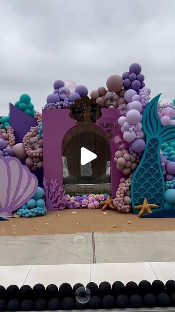 Water Bubble Wall, Bubble Wall, Sea Mermaid, Mermaid Theme Party, Creative Freedom, Water Bubbles, Marquee Letters, We Made It, My Team