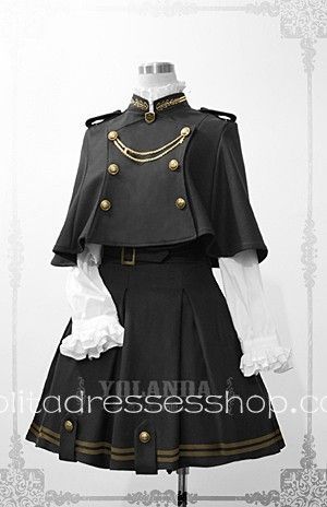 Cheap Yolanda Uniform Style Velvet Lolita Outfit with Cape Sale At Lolita Dresses Online Shop Lolita Outfit, Lolita Outfits, Old Fashion Dresses, Uniform Fashion, Linnet, Inspired Outfits, Kawaii Clothes, Fantasy Fashion, Cosplay Outfits