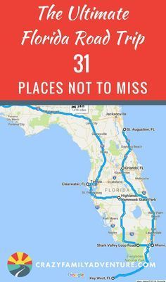 Florida Road Trip, Things To Do In Florida, Florida Travel Destinations, Miss Florida, Florida Travel Guide, Road Trip Map, Florida Adventures, Road Trip Places, Florida Destinations