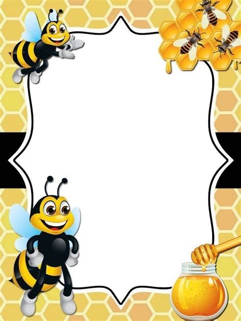 Bee Template, Bee Themed Classroom, Bee Invitations, Butterfly Art Drawing, Bee Baby Shower Invitations, Bee Classroom, Baby Shower Party Invitations, Bee Printables, Bee Images