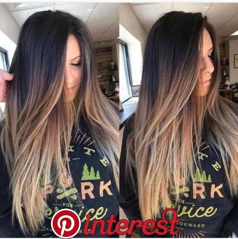 Balayage Process, Ombre Hair Brunette, Hair Colouring, Brown Ombre Hair, Color Balayage, Ombre Hair Blonde, Brunette Balayage, Styles Ideas, Brunette Balayage Hair