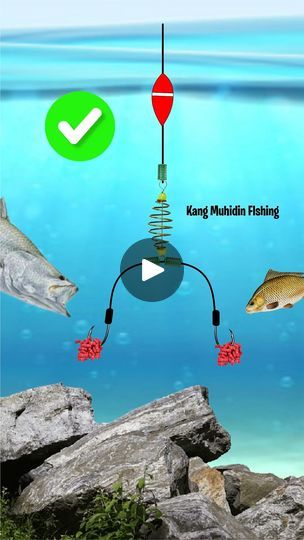 Fishing Knots Tutorials, Hook Knot, Fishing Hook Knots, Knot Tutorial, Diy Fishing, Knots Tutorial, Fishing Rigs, Fishing Diy, Fishing Knots