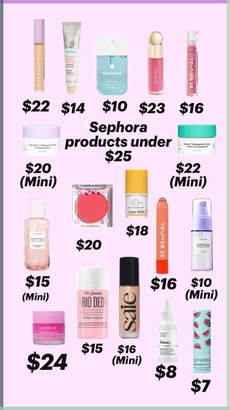 In this pin I want to share budget friendly sephoras skincare products that you can buy under 25$ budget Sephora Shopping, Sephora Wishlist, Preppy Birthday Gifts, Sephora Products, Preppy Birthday, Preppy Makeup, Preppy Skincare, Skin Care Routine Order, Sephora Favorites