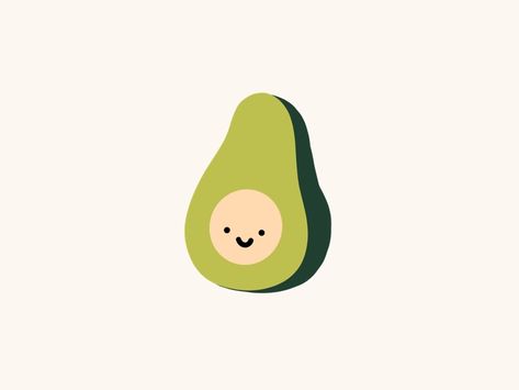 see the full cute food series here: https://www.minnamay.com/cutie-foodie-series Fried Egg Illustration, Cute Mini Drawings, Avocado Illustration, Egg Illustration, Cute Drawing Ideas, Avocado Art, Cute Avocado, Illustration Cute, Aesthetic Desktop Wallpaper