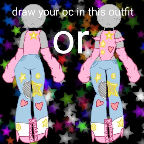 Oc Clothes Challenge, Draw This On Your Oc, Outfits To Put Your Oc In, Clothing Ideas For Ocs, Draw Ur Oc In This Outfit Challenge, Draw Your Oc Challenges, Draw Ur Oc In This, Draw Your Character In This Outfit, Oc Outfit Challenge