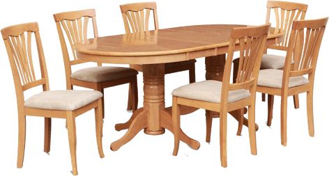 Oval Wood Dining Table, Pedestal Dining Room Table, Nook Dining Set, Round Table And Chairs, Oak Dining Room, Wooden Sofa Designs, Wooden Dining Table, Solid Wood Dining Set, 7 Piece Dining Set