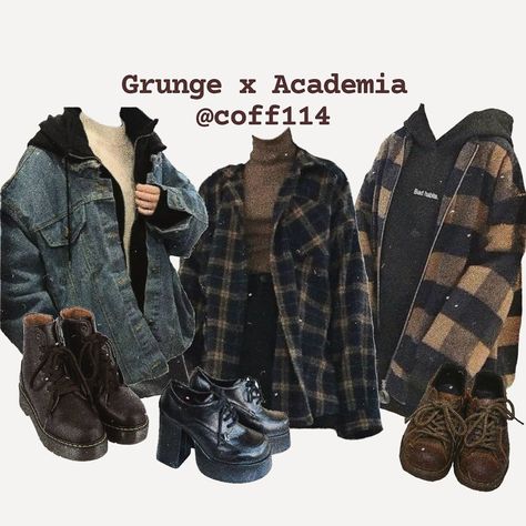 Mode Grunge Hipster, Dark Academia Outfits, Mode Kawaii, Mode Grunge, Academia Outfits, Academia Fashion, Diy Vetement, Clothes And Shoes, Academia Aesthetic