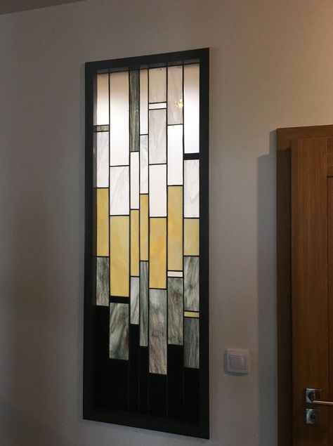 Metal Gate, Window Stained, Pop Ceiling Design, Stained Glass Door, Arts And Crafts House, Decorative Mirrors, Japanese Zen, Architecture Model Making, Glass Designs