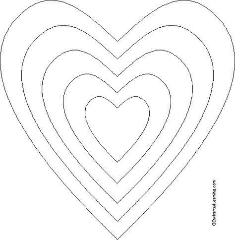 Lollipop Valentine card Template Printout - EnchantedLearning.com Heart Patterns Printable Free, Valentine Card Template, Valentine Card Crafts, Applique Templates, Heart Template, Giant Paper Flowers, 자수 디자인, Flower Template, Valentine Card