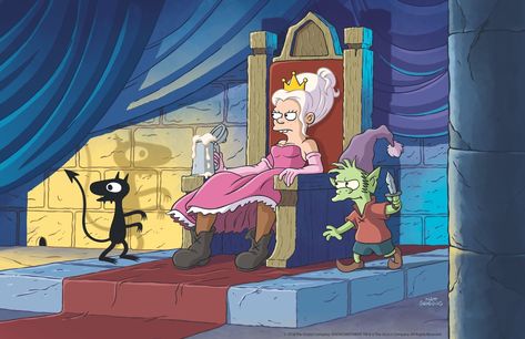 TV Show #Disenchantment Bean (Disenchantment) Disenchantment (TV Show) Elfo (Disenchantment) Luci (Disenchantment) #1080P #wallpaper #hdwallpaper #desktop Eric Andre, Nurse Jackie, Matt Groening, New Netflix, Homer Simpson, Netflix Originals, Futurama, Fantasy Series, Shows On Netflix