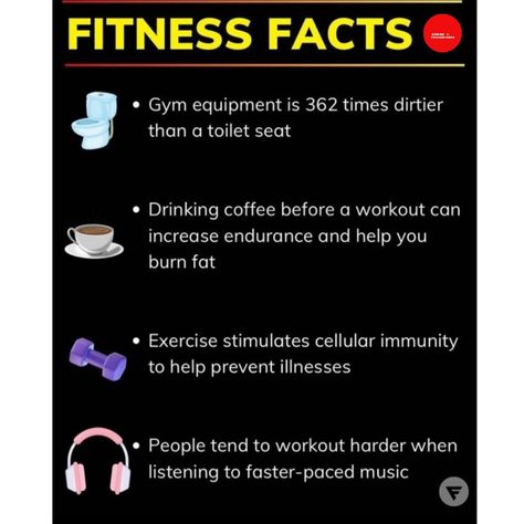 Did You Know Fitness Facts, Did You Know Facts Healthy, Fitness Facts, Staying Fit, Gym Inspo, Benefits Of Exercise, Fat To Fit, Post Ideas, Fitness Quotes