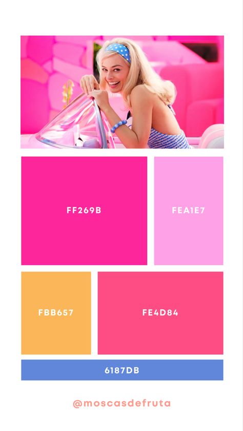 Barbie Color Palette, Website Color Palette, Pantone Colour Palettes, Hex Color Palette, Color Palette Challenge, Color Pallete, Color Schemes Colour Palettes, Pink Palette, Color Vibe