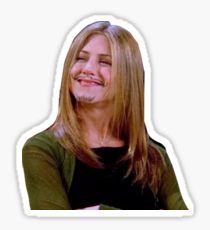 Rachel Green Sticker Aesthetic Stickers Printable, Sticker Design Inspiration, Iphone Stickers, Snapchat Stickers, Redbubble Stickers, Cute Laptop Stickers, Bubble Stickers, Friends Moments, Tumblr Stickers